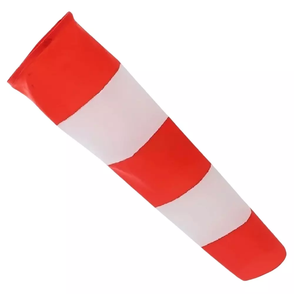ANGELSAFE Windsock Cloth 6 ft (183 cm) Single Layers Polyester White & Red