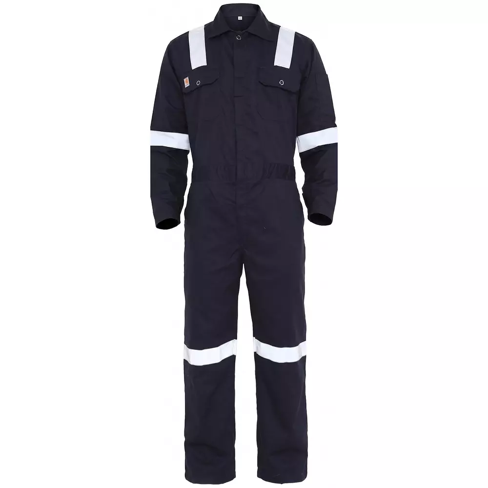 Chandok FR Coverall Cotton Fire Resistance Suit Navy Blue