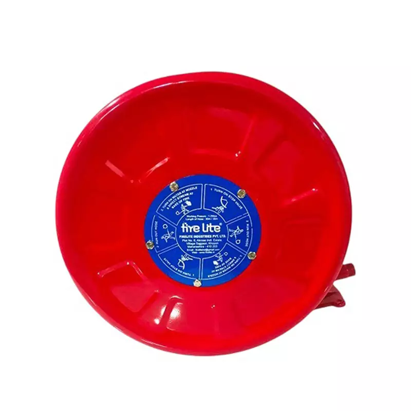 FIRE LITE Hose Reel Drum Mumbai Type 25 mm x 30 m Mild Steel Red, FH18