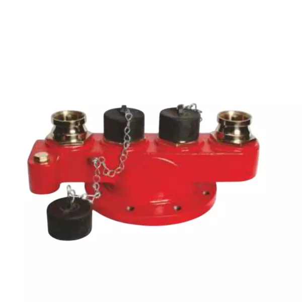 Agni-X Fire Brigade Connection Four Way with NRV 63 mm Diameter 10 Bar Working Pressure, PSS-FBIC-4