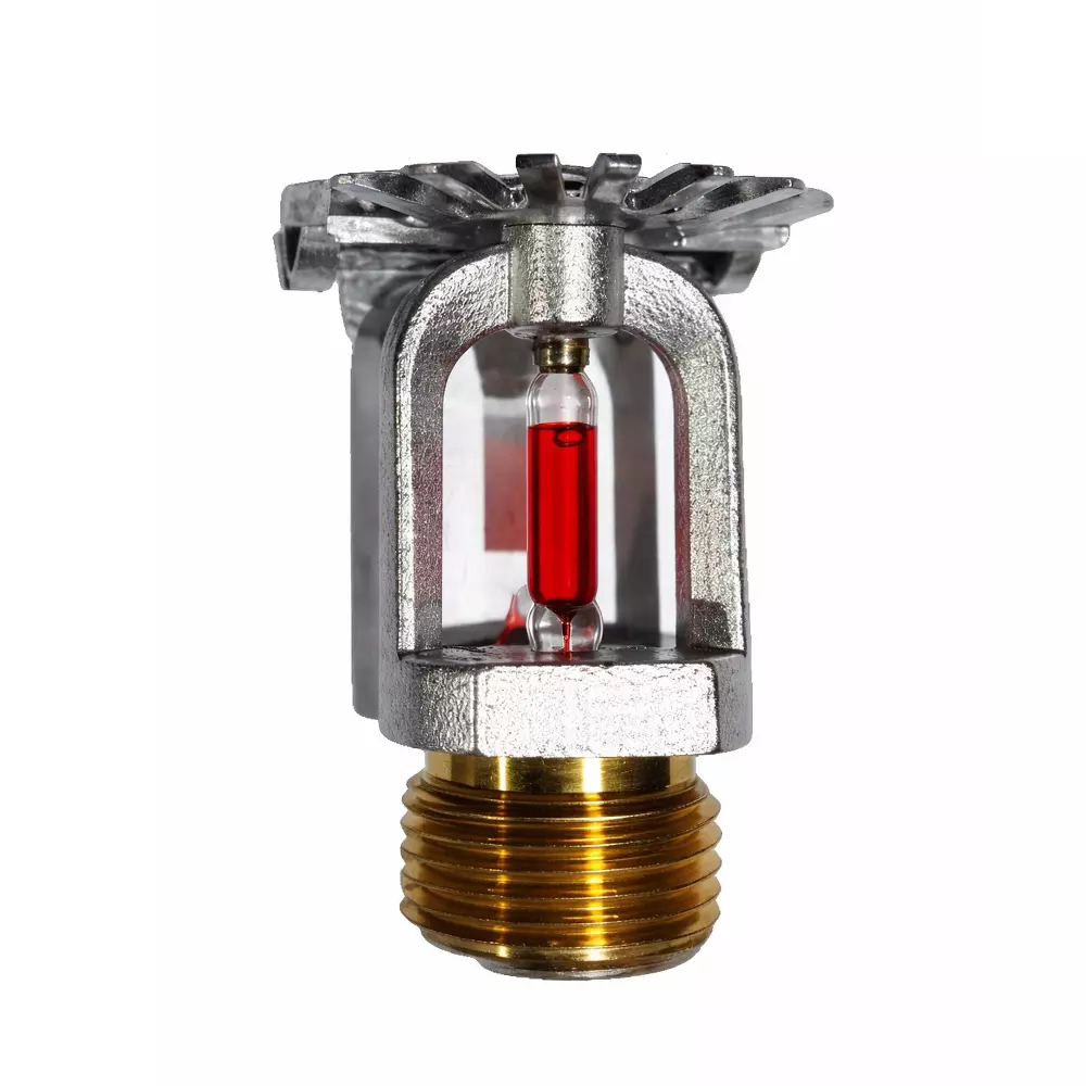 Agni-X Sidewall Type Sprinkler Standard Response Brass with Red Glass Bulb