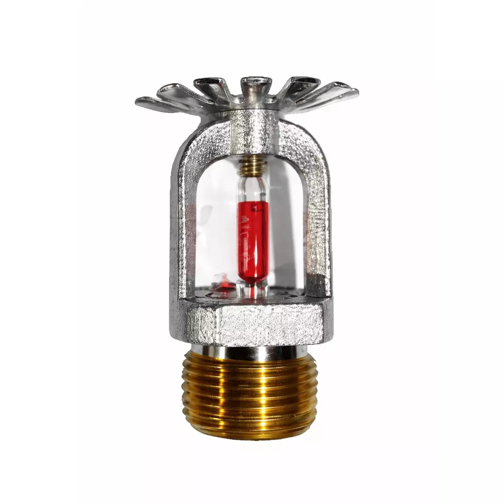 Palladium Agni Upright Type Sprinkler Standard Response Brass with Red Glass Bulb