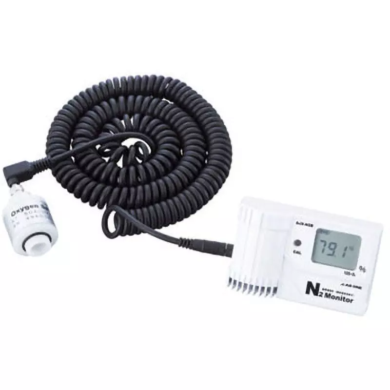 AS ONE Nitrogen Concentration Meter 100 to 70%(N2) ppm Measurement Range, AJX-N2BR