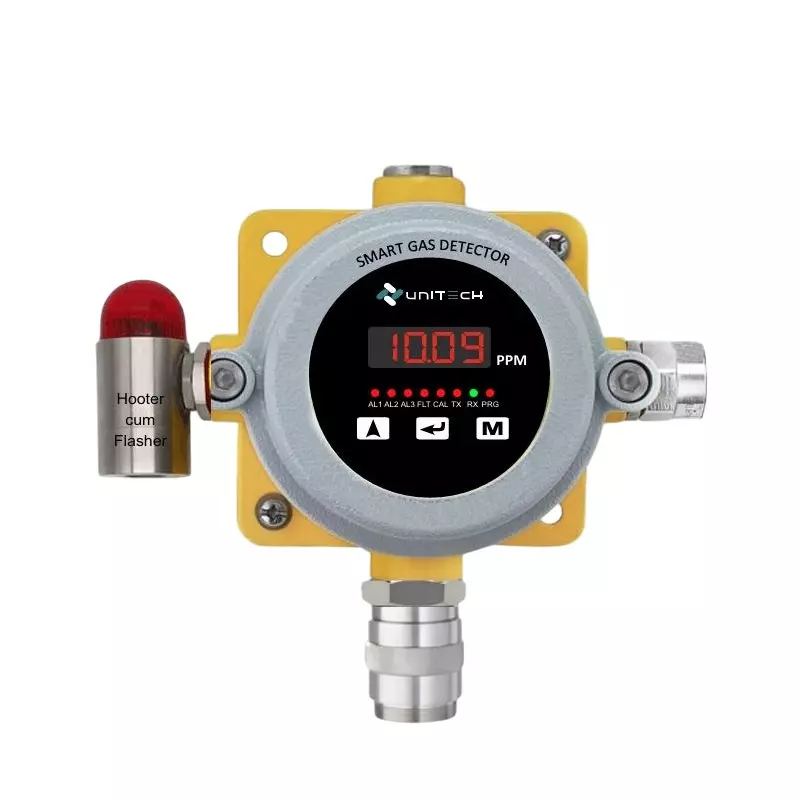 UNITECH Chlorine (CL₂) Gas Detector with Seven Segment LED Display, UT-1702-06