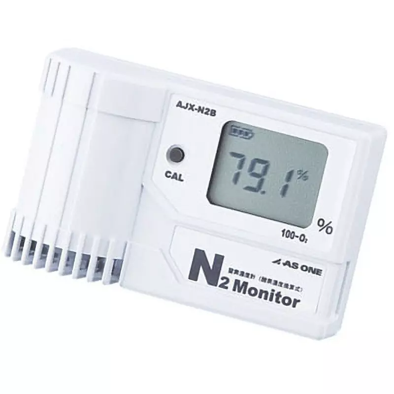 AS ONE Nitrogen Concentration Meter 100 to 70%(N2) ppm Measurement Range, AJX-N2B