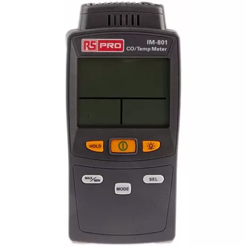 RS PRO Gas Detector LCD Backlight ±5 % Accuracy 156 mm Battery AAA 73 mm 35 mm, 1065305