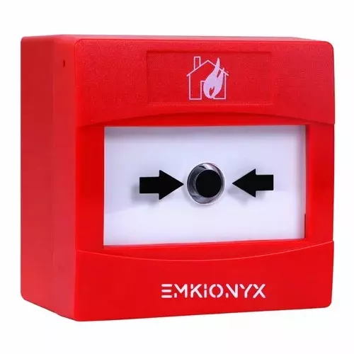 Emkionyx Call Point White & Red Wall Mounted ABS Plastic, Xen - 6200-901
