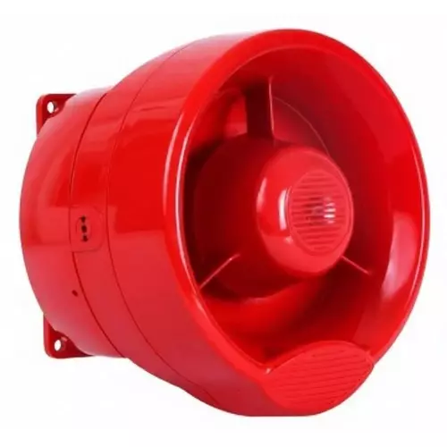 Emkionyx Conventional Wall Sounder Red 100 dB -10 to 50°C Wall Mount ABS Plastic, Xen-880-301