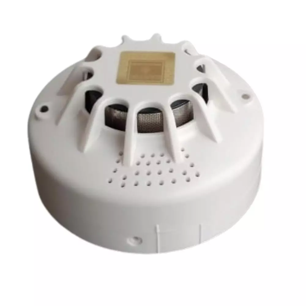 KARTIK Unique Battery Operated Smoke Detector White Plastic for Home, Kitchen, Factory, Office, KSA-H