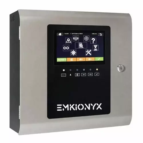 Emkionyx Forty Loop Addressable Fire Alarm Panel 230 V Touch Screen 10 A Grey Wall Mounted ABS Plastic, XenMP-1009-01