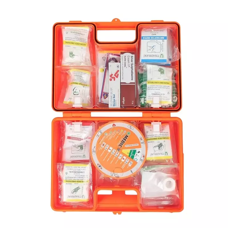 THADHANI MEDIC 2500 Series All-in-One First Aid Kit Box 28x20x11.5 cm, Orange