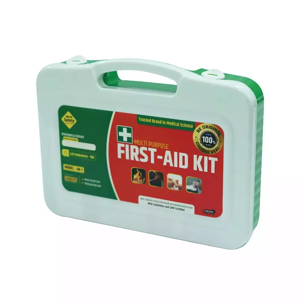 AOSSPL First Aid Kit GMP Certificate for 5 Persons, Ak-I (Pack of 5)