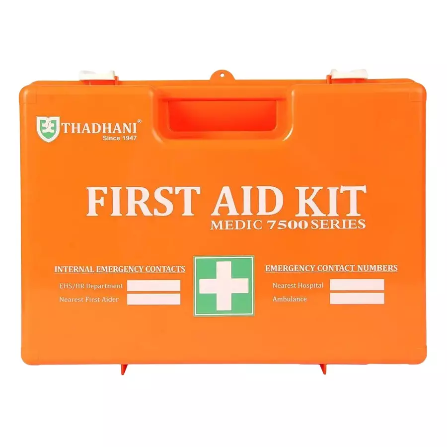 THADHANI MEDIC 7500 Series All-in-One First Aid Kit Box 38.5x27x13.8 cm, Orange