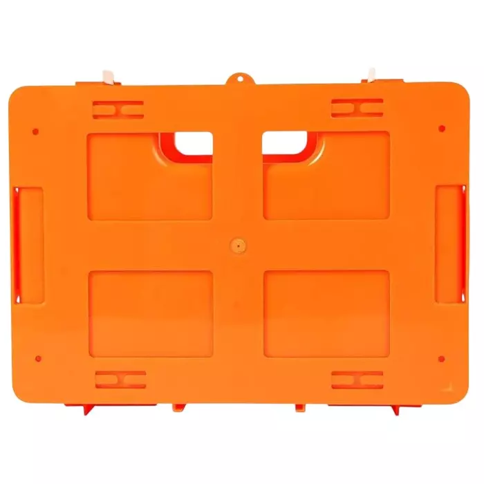 BLHS First Aid Kit Orange Wall Mounting High Grade PVC ABS Plastic for 50 Person