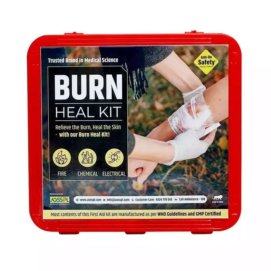 AOSSPL Burn Heal Kit GMP Certificate for 1-2 Persons (Pack of 2)