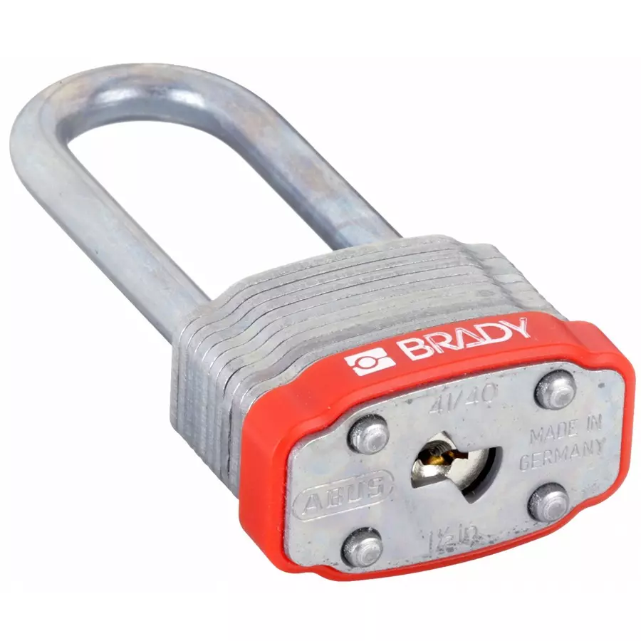 brady-keyed-padlock-with-1-key-steel-red-39n305