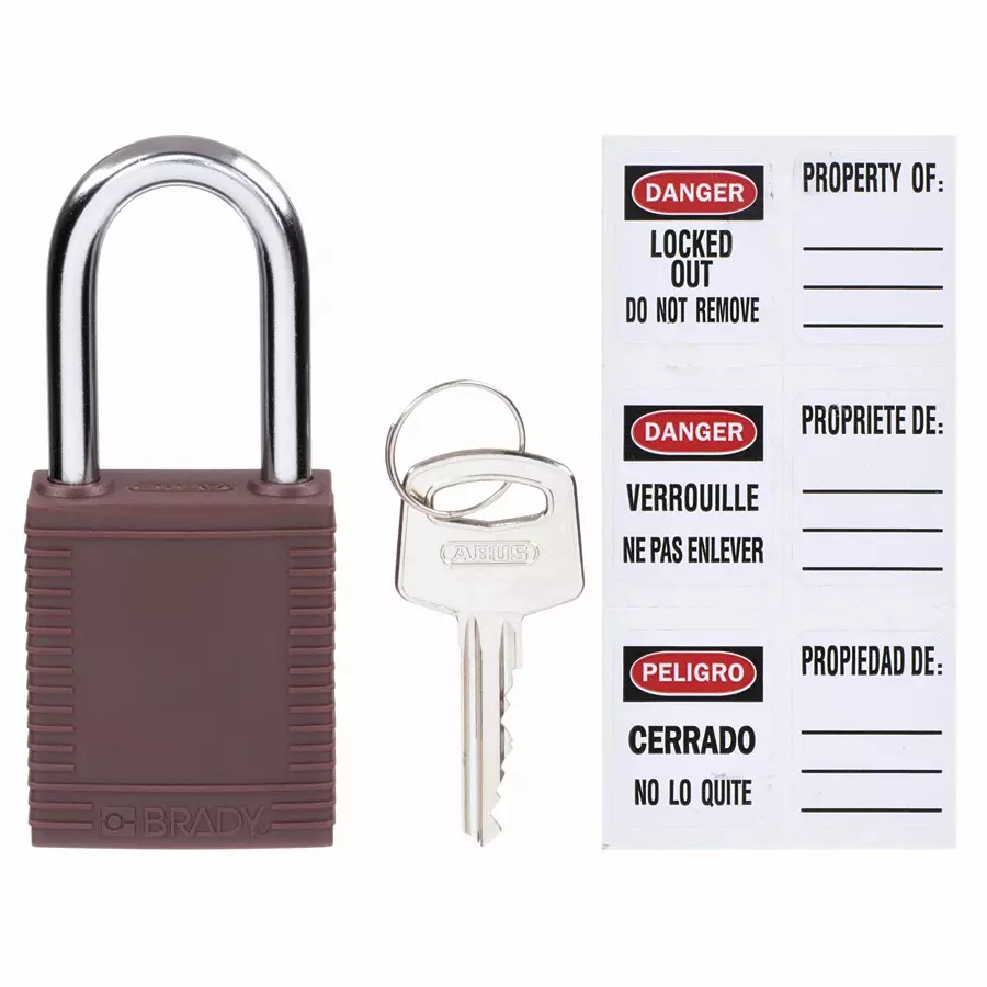 brady-lockout-padlock-with-3-keys-nylon-brown-39n167