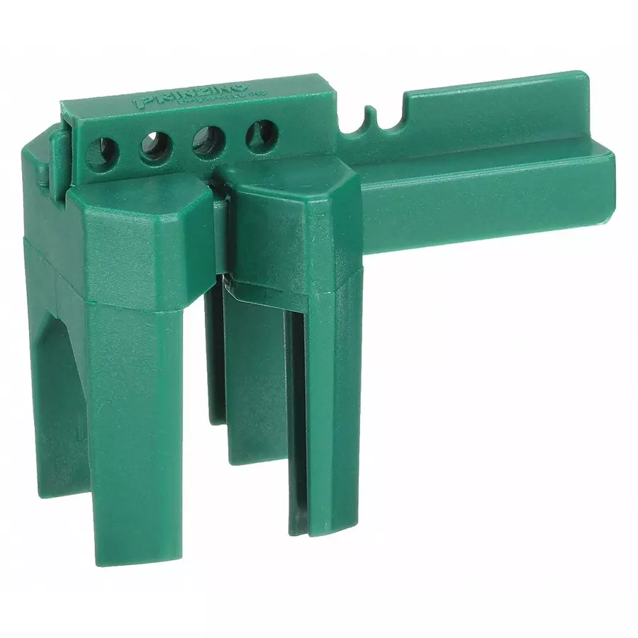 BRADY Clamp On 3/8 inch Ball Valve Lockout, 3TAP2