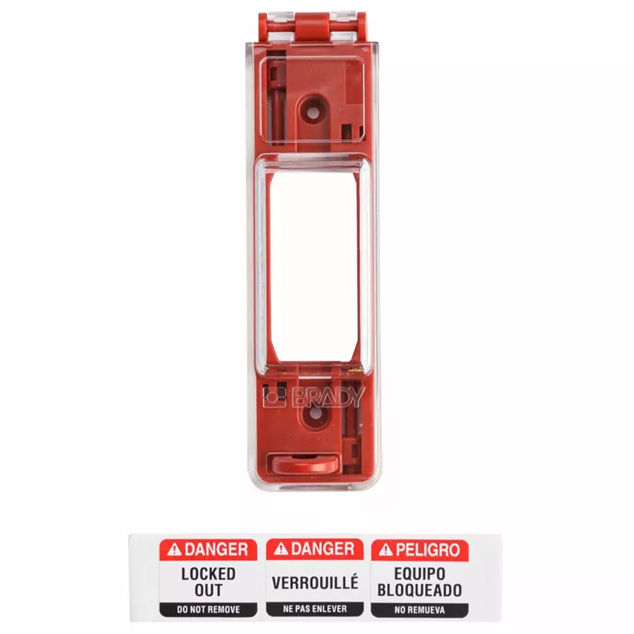BRADY Wall Switch Lockout for Toggle Switch Type, 15Y516