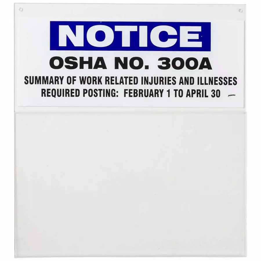 BRADY Right to Know Posting Board 15-1/4x13-5/8 inch Wall-Mount, 8NEF9