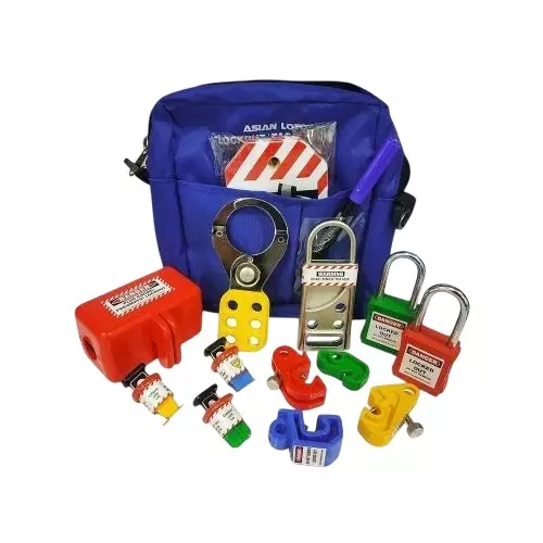 Asian Loto Electrical Lockout Pouch Kit for Safety, ALC-KT1