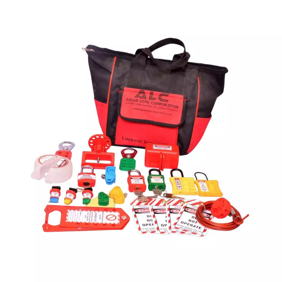 Asian Loto Personal Lockout Kit for Safety, ALC-KT5