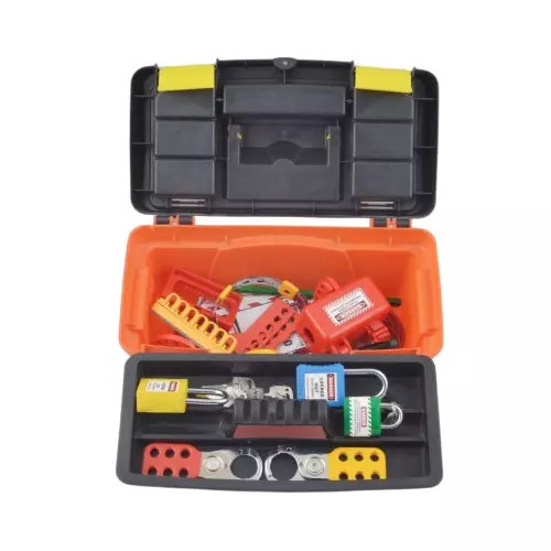 Asian Loto Lockout Tagout Tool Box Kit, ALC-TK28