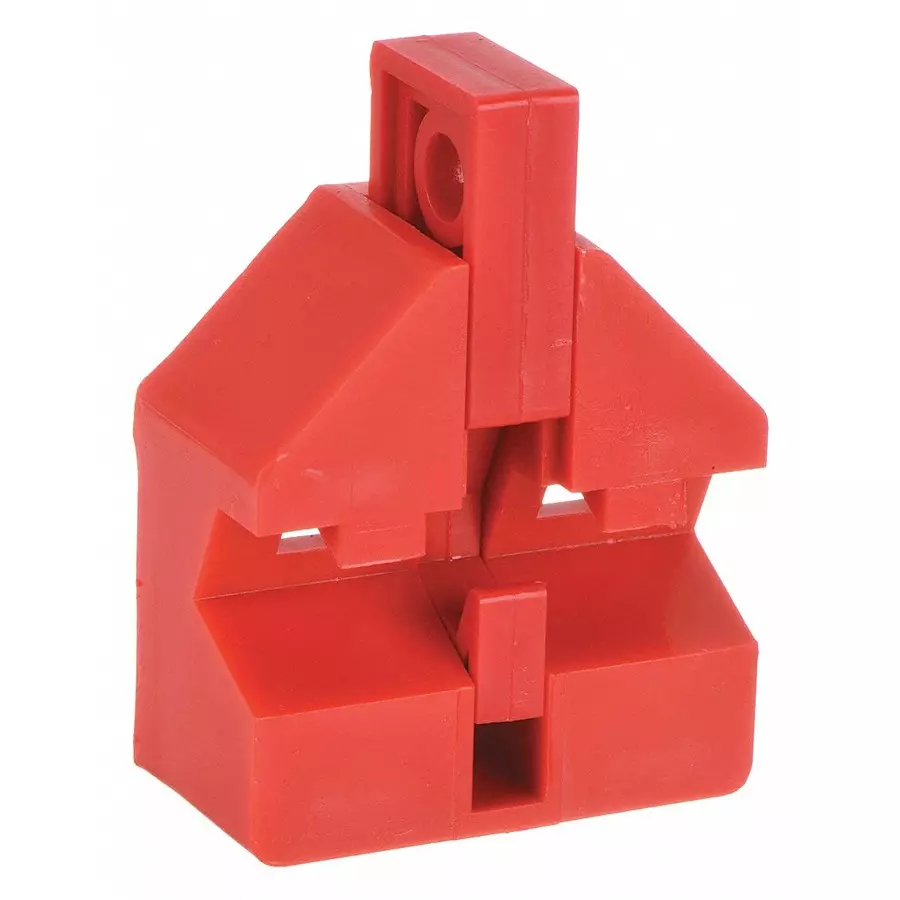 BRADY Clamp-On 5/16 inch Circuit Breaker Lockout, 3LTE2 (Pack of 6)