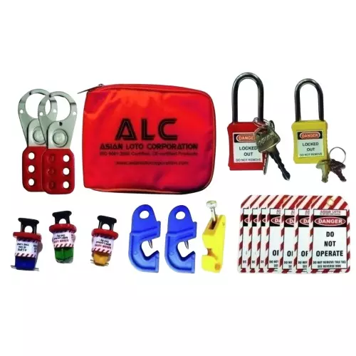 Asian Loto Circuit Breaker Lockout Tagout Kit, ALC-KT17