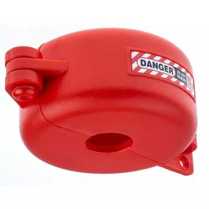 RS PRO 3-Lock Polyurethane Plastic Gate Valve Lockout, 70mm Shackle, 63.5mm Attachment Model No 8188072