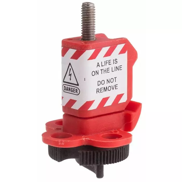 RS PRO 1-Lock PVC/Stainless Steel Conventional Miniature Circuit Breaker Lockout Model No 8625238