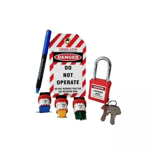 Asian Loto Small Lockout Tagout Common Kit, ALC-SKT 5