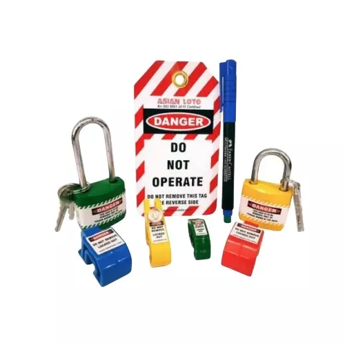 Asian Loto Electrical Lockout Tagout Kit, ALC-SKT 19
