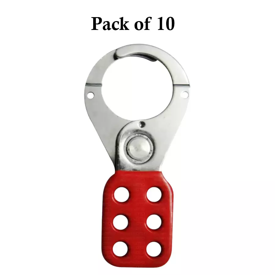 Asian Loto Lockout Hasp Small 25 mm Jaw Stainless Steel, ALC –CHSV-R (Pack of 10)