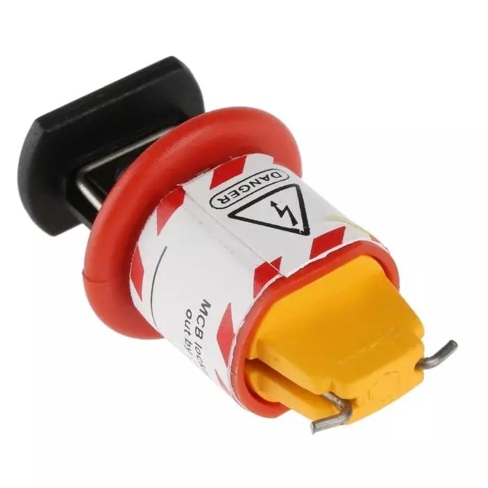 RS PRO 1-Lock PVC/Stainless Steel Conventional Miniature Circuit Breaker Lockout Model No 8625231