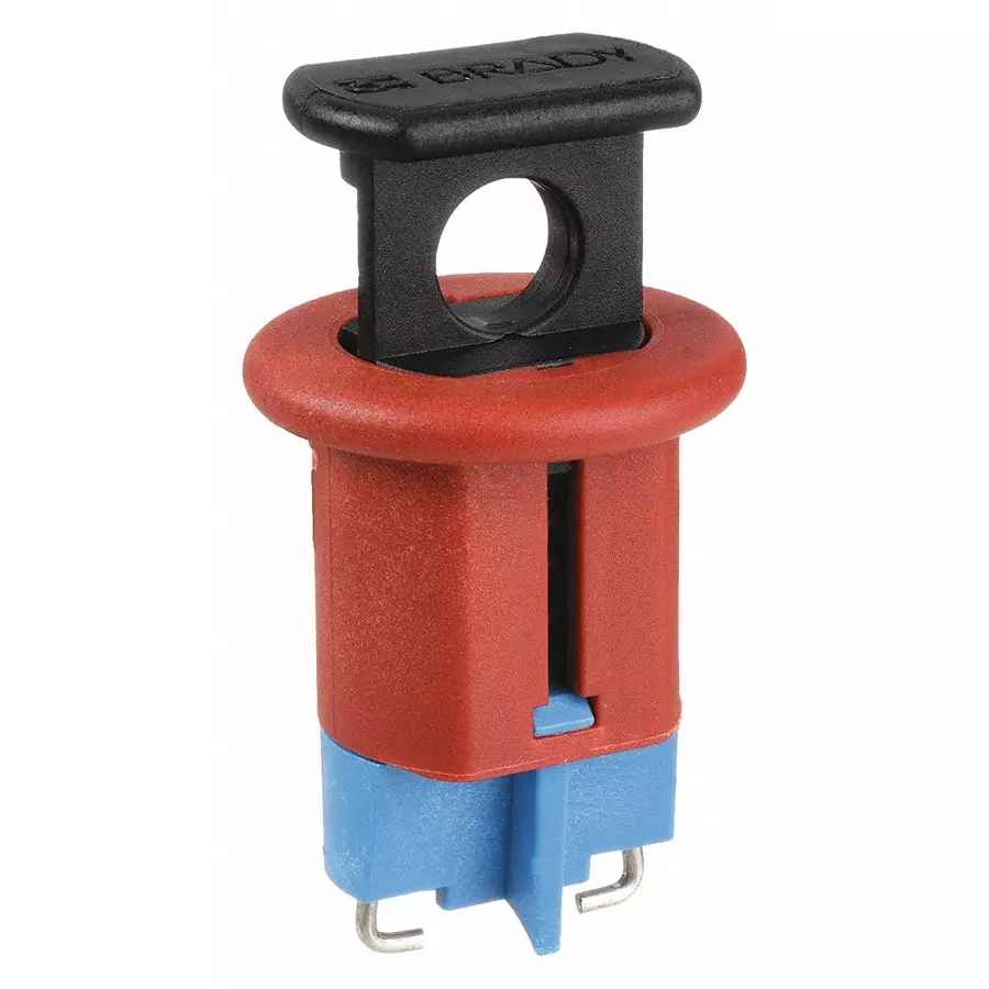 BRADY Pin-In 9/32 inch Circuit Breaker Lockout, 3WNX9 (Pack of 6)