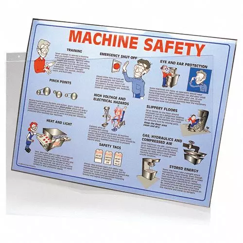 BRADY Poster Holder Wall Mount Mounting 24x18 inch, 5RE46