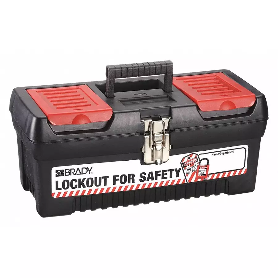 BRADY Lockout Tool Box, 3WPG5