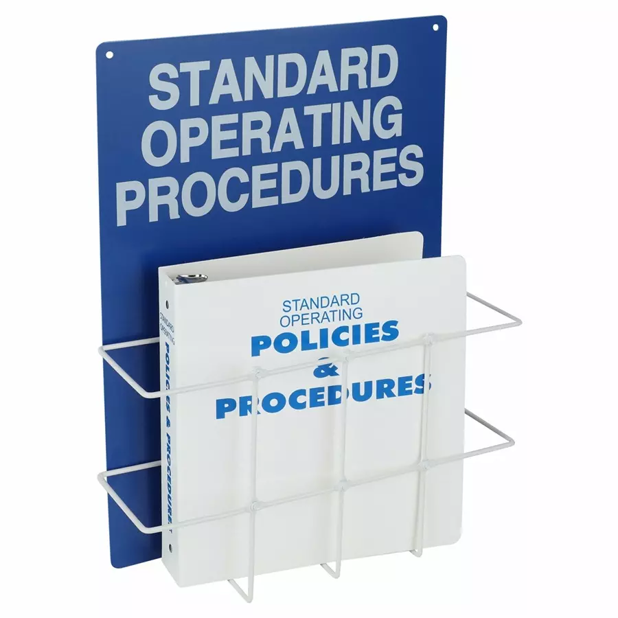 BRADY Operation Procedures Center Information Center 20 inch Blue, 3LY54