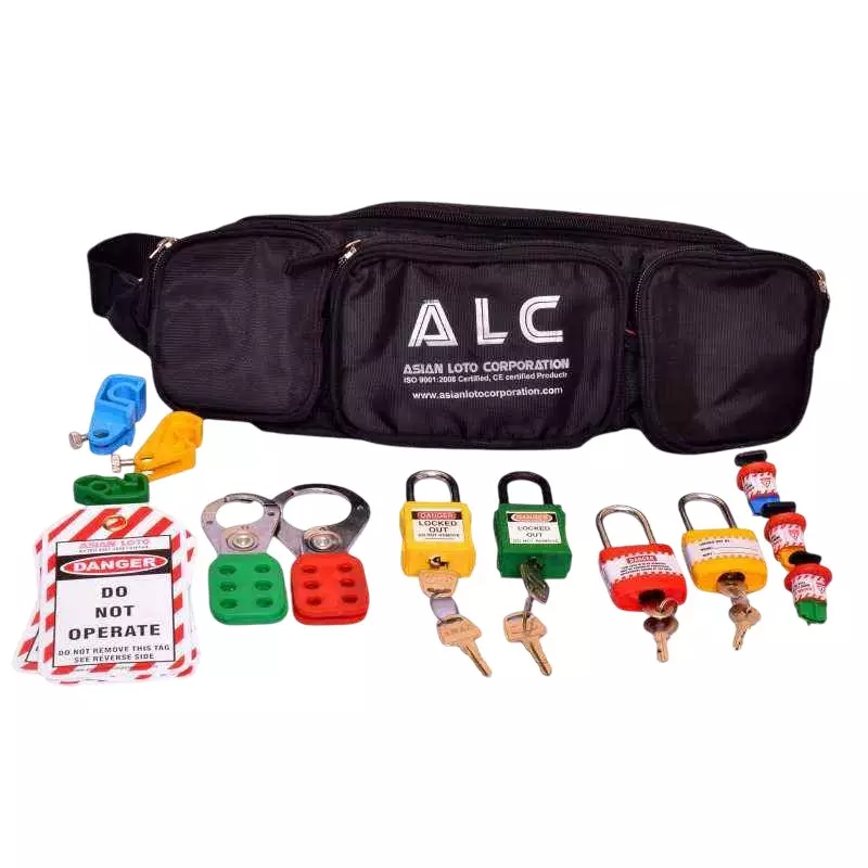Asian Loto Lockout Safety Personal Electrical Kit (Waist), ALC-KT 2