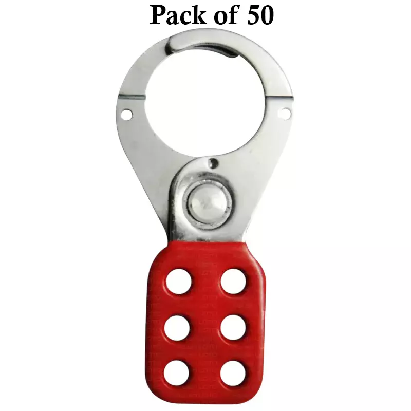 Asian Loto Lockout Hasp Small 25 mm Jaw Stainless Steel, ALC –CHSV-R (Pack of 50)