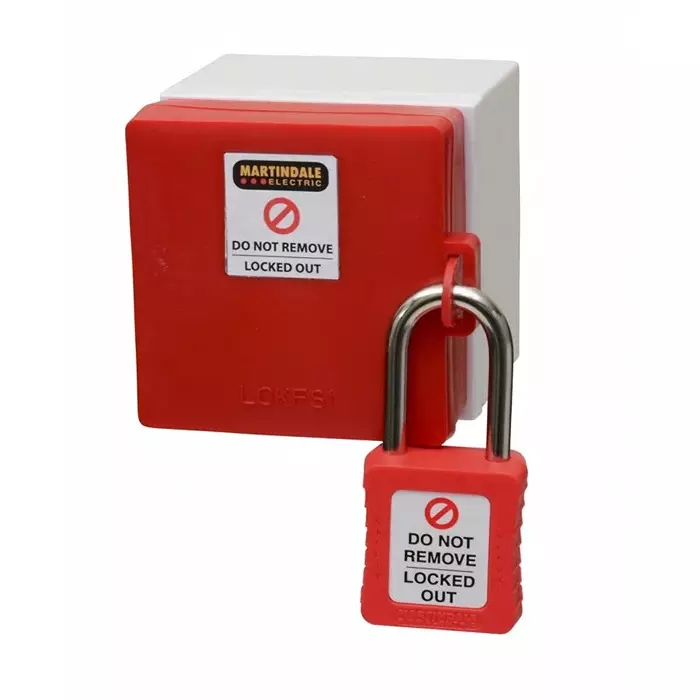 Martindale 1-Lock Lockout Device 6 mm Shackle, LOKFS1