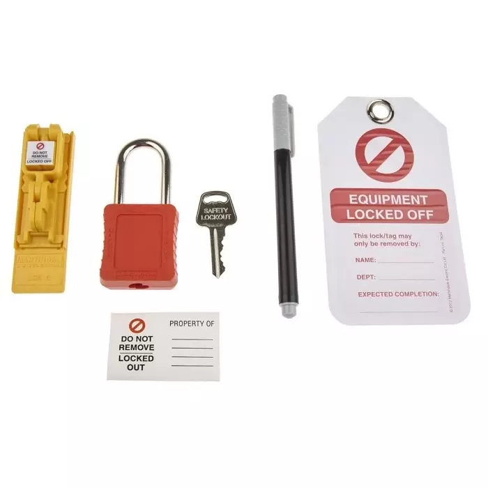 Martindale 1-Lock ABS Polycarbonate Lockout Kit, LOKKIT6