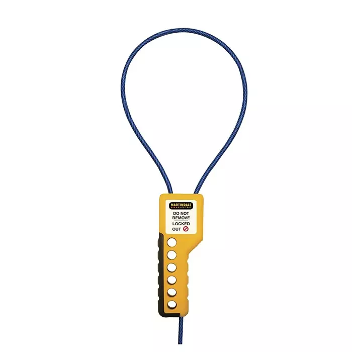 Martindale 6-Lock Lockout Cable 9 mm Attachment, CABLOK1BL