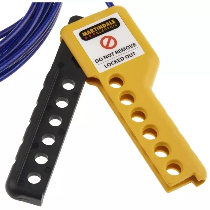 Martindale 6-Lock Lockout Cable 9 mm Attachment, CABLOK5BL