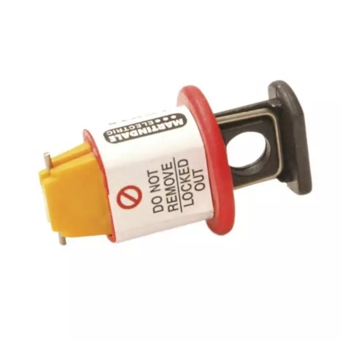 Martindale 3-Lock PP MCB Isolation Lock 6 mm Shackle 7 mm Attachment, LOK15/PK3 (Pack of 3)