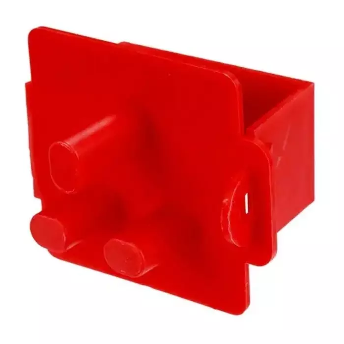 Martindale Red 1-Lock PP Padlockable Power Outlet Locking System 6 mm Shackle, PL13