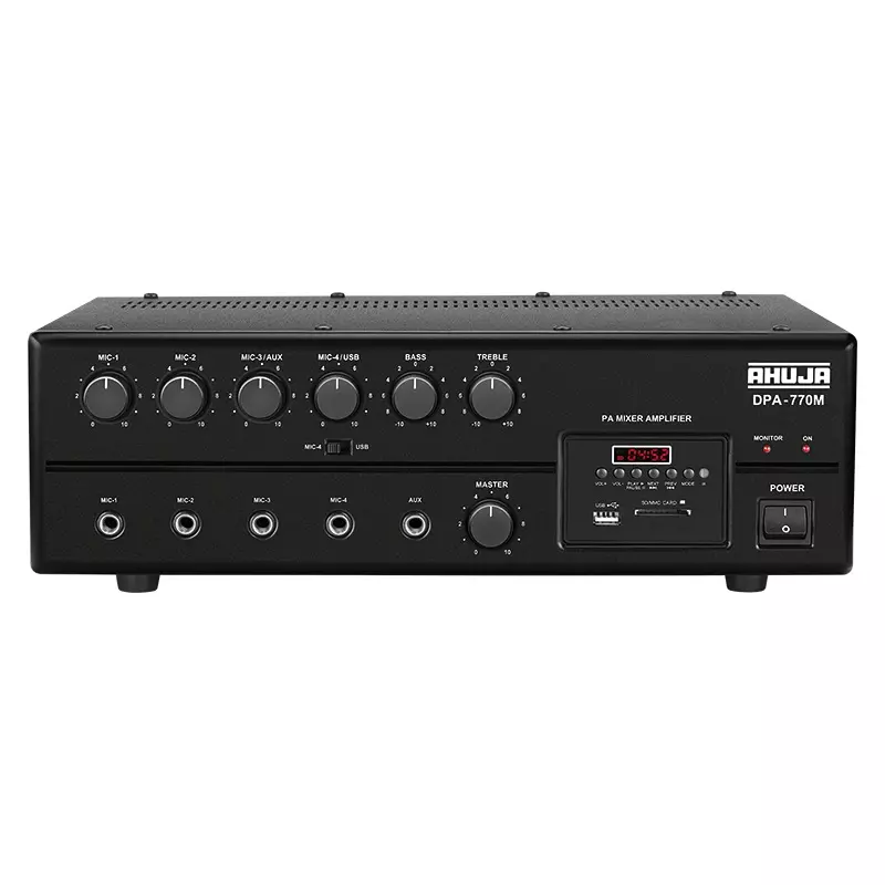 Ahuja PA Mixer Amplifiers With Digital Player