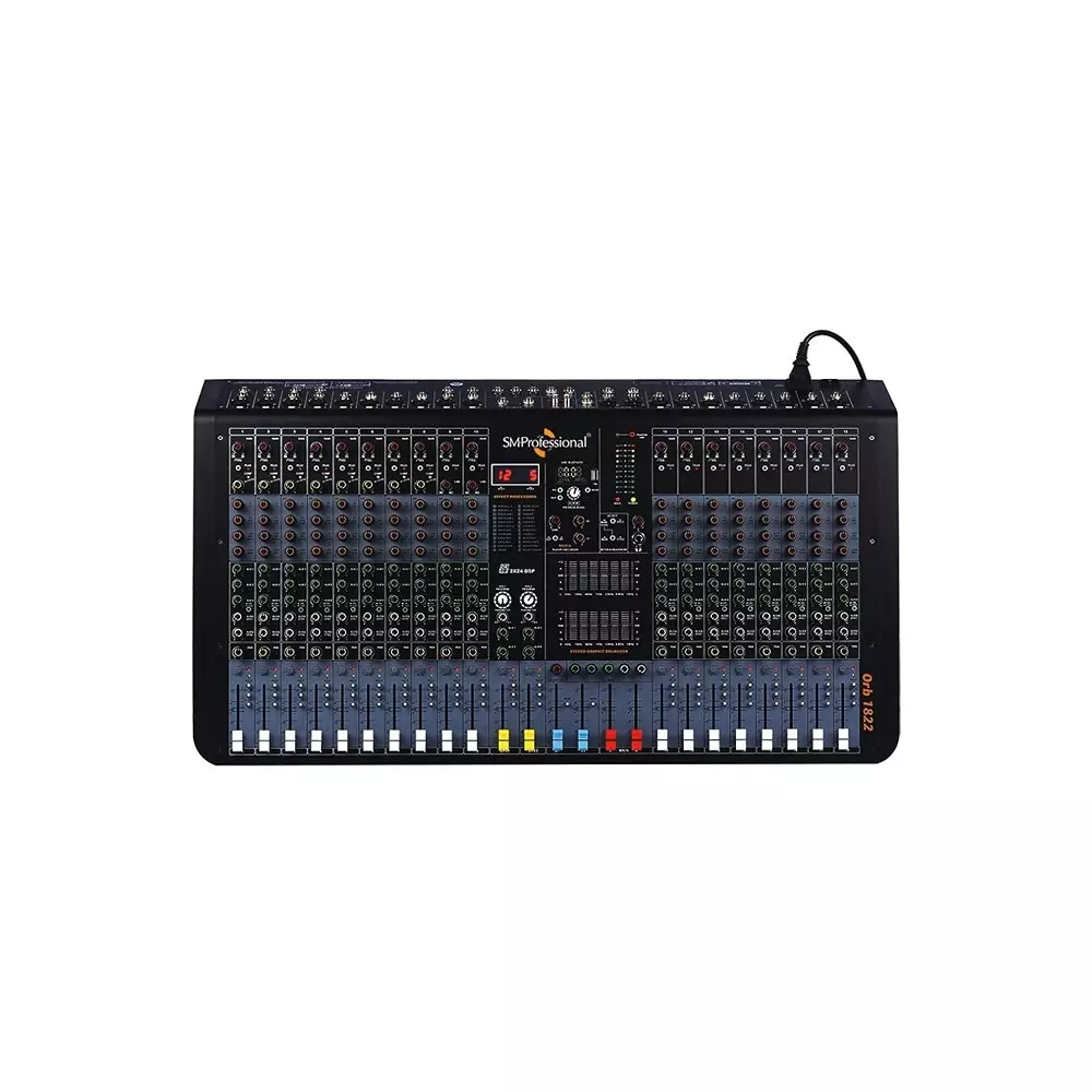 Studiomaster Sound DJ Mixer 82x49x16 cm 20 Hz - 20 kHz Bluetooth & USB 4 Mono Channel 2 A 250 V AC for Party & Clubs Use, Orb 1822