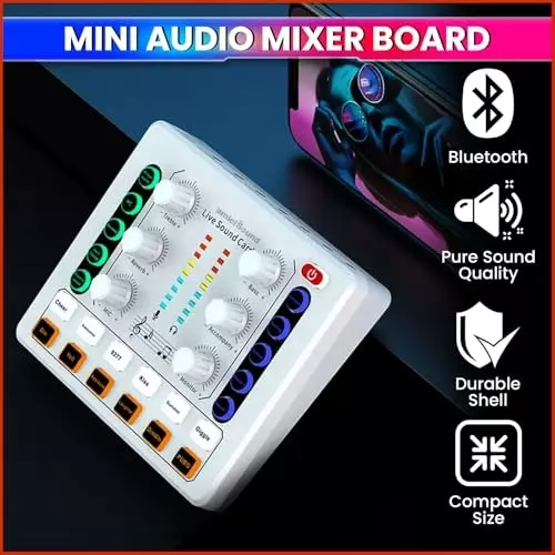 amicisound-audio-interface-dj-mixer-live-sound-card-effects-voice-changer-for-streaming-podcast-gaming-1xmini-audio-n